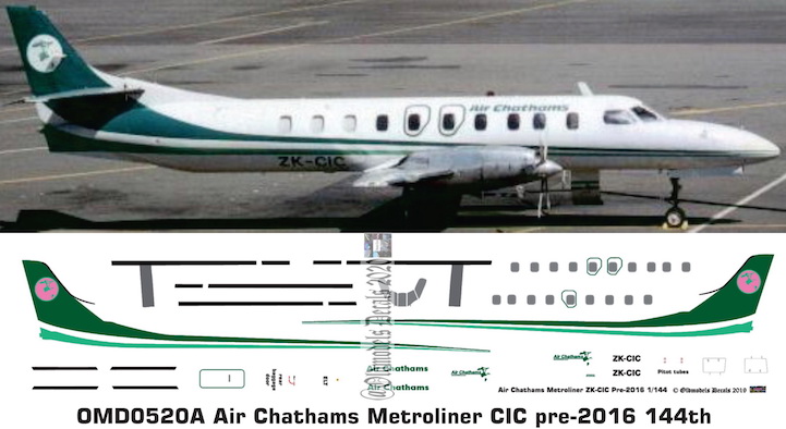 (image for) OMD0520A Swearingen SA-226TC Metro Air Chathams