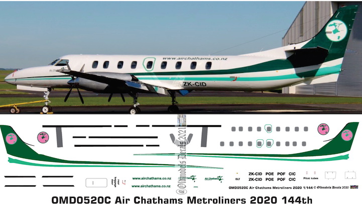 OMD0520C Swearingen SA-226TC Metro Air Chathams