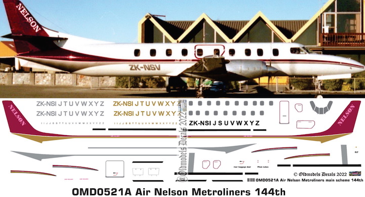 OMD0521A Swearingen SA-226TC Metro Air Nelson