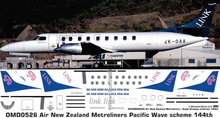 (image for) OMD0526 Swearingen SA-226TC Metro Air New Zealand