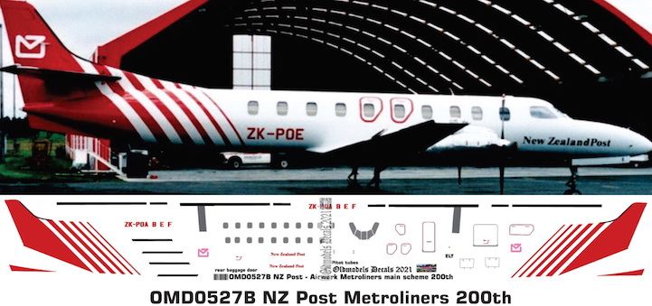 OMD0527B Swearingen SA-226TC Metro New Zealand Post