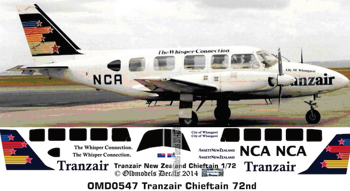 (image for) OMD0547 Piper PA-31 Chieftain Tranzair