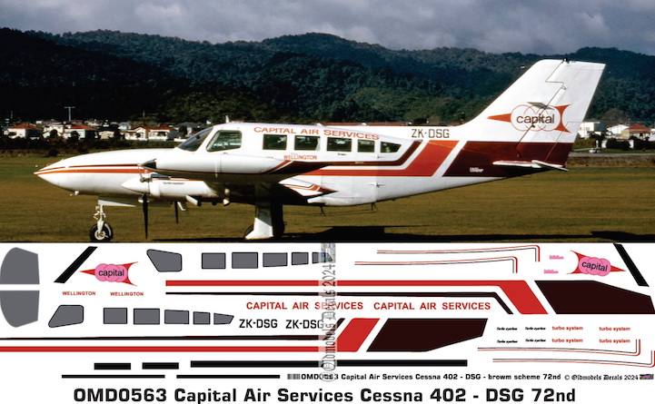 (image for) OMD0563 Cessna 402 Capital Air Services