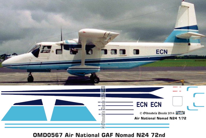 (image for) OMD0567 GAF Nomad 24 Air National