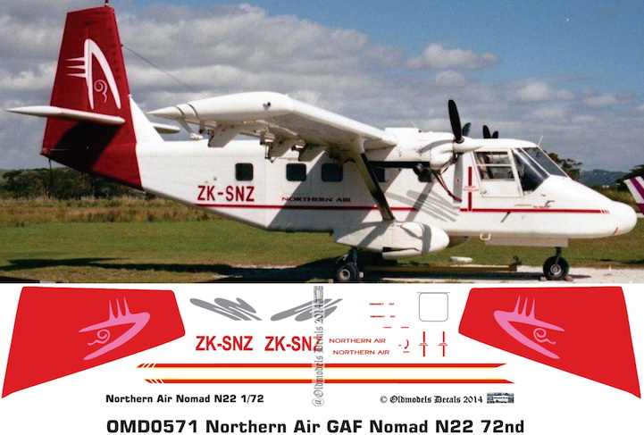 OMD0571 GAF Nomad 22 Northern Air