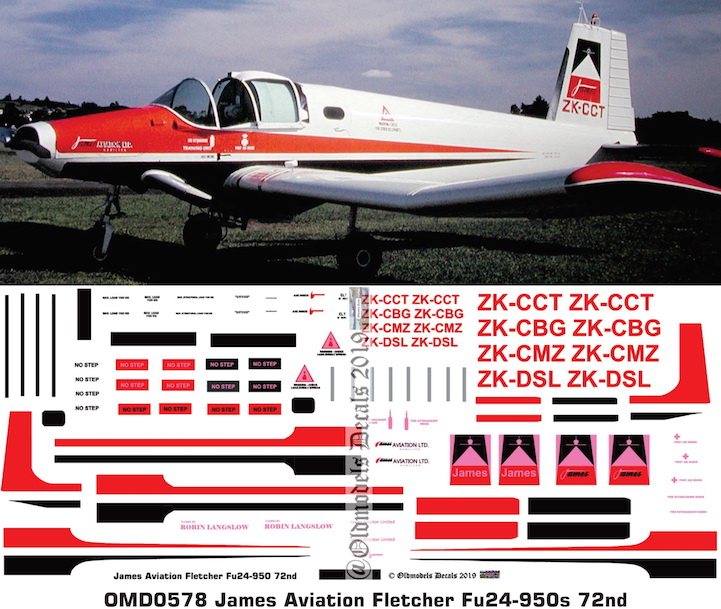 (image for) OMD0578 Fletcher Fu-24-950 James Aviation