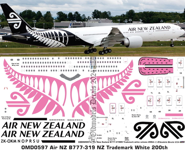 (image for) OMD0597 Boeing B777-319 Air New Zealand