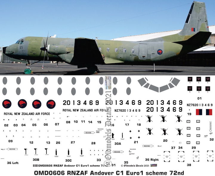 OMD0606 HS780 Andover C1 Royal New Zealand Air Force
