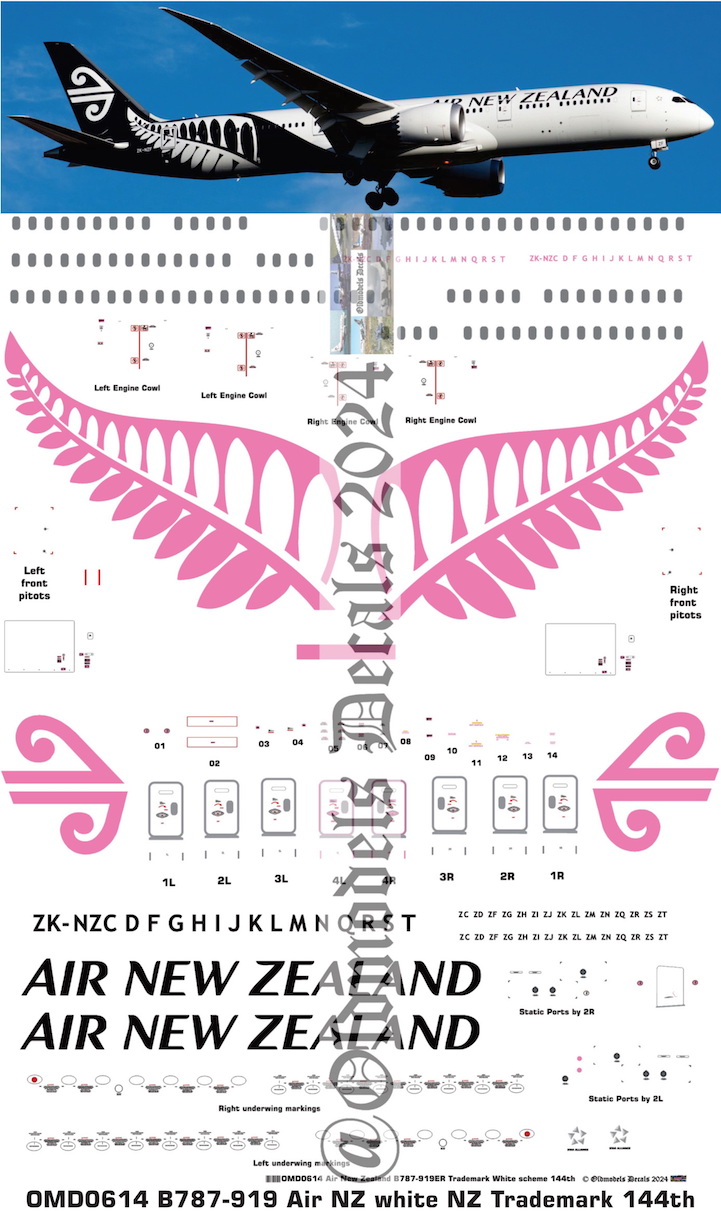 (image for) OMD0614 Boeing B787-919 Air New Zealand