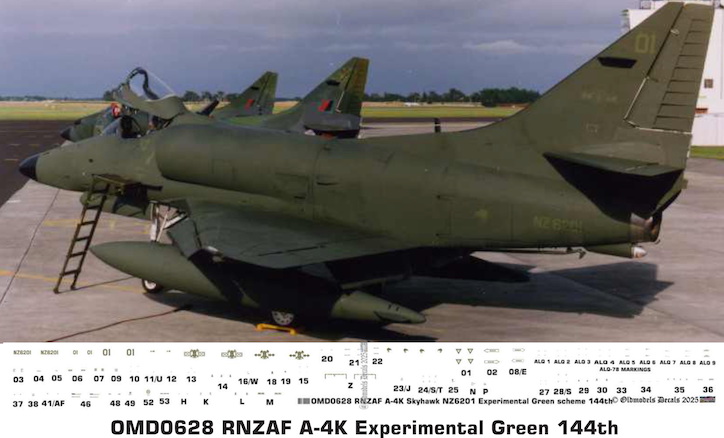 (image for) OMD0628 TA-4K Skyhawk Royal New Zealand Air Force