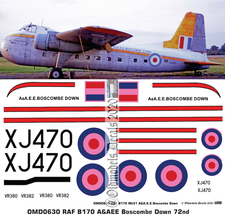 (image for) OMD0630 Bristol B170 Royal Air Force