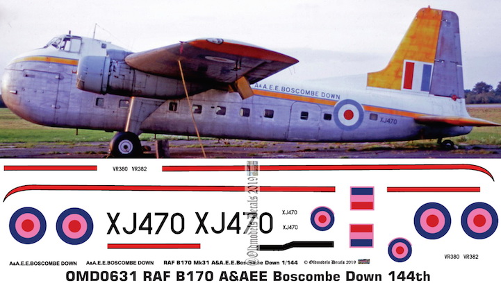 (image for) OMD0631 Bristol B170 Royal Air Force