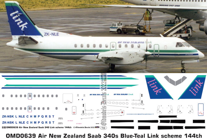 (image for) OMD0639 Saab340A Air New Zealand Link