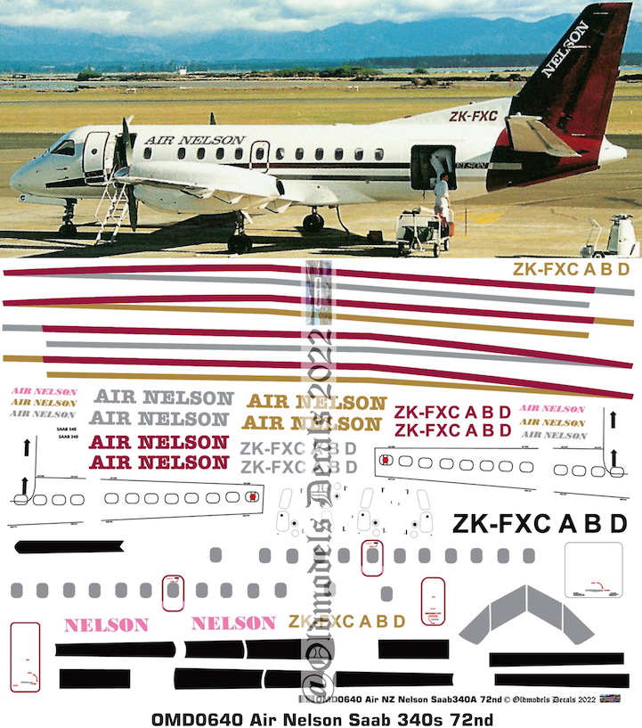 (image for) OMD0640 Saab340A Air Nelson
