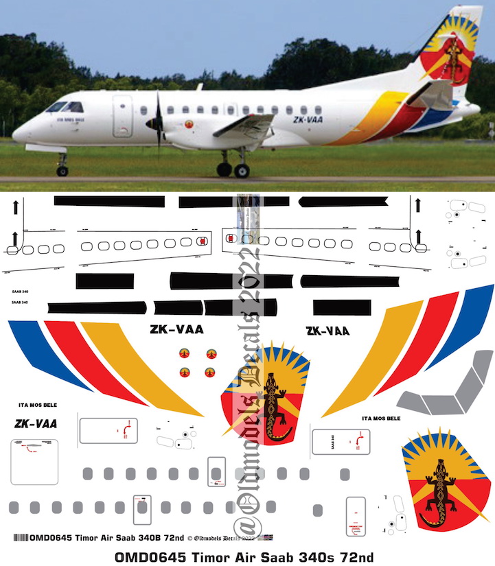 (image for) OMD0645 Saab340B Timor Air