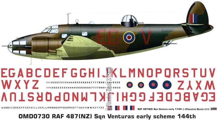 (image for) OMD0730 Ventura Royal Air Force (NZ)