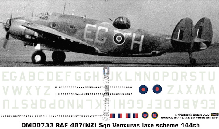 (image for) OMD0733 Ventura Royal Air Force (NZ)