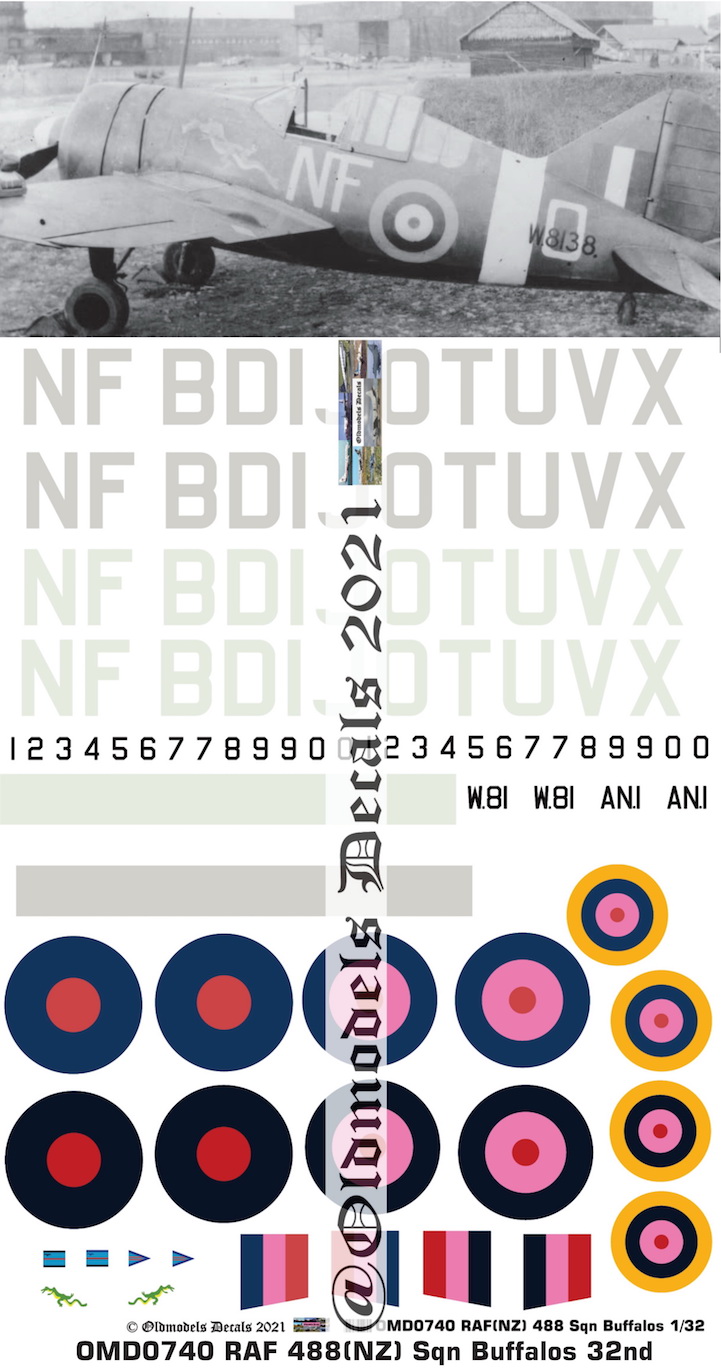 (image for) OMD0740 Buffalo Royal Air Force (NZ)