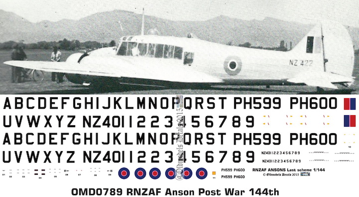 OMD0789 Avro Anson Royal New Zealand Air Force