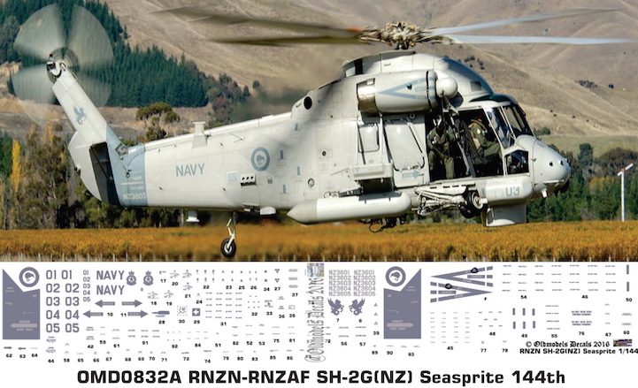 OMD0832A SH-2G(NZ) Seasprite Royal New Zealand Air Force/RNZN