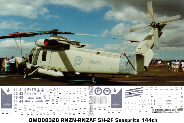 (image for) OMD0832B SH-2F Seasprite Royal New Zealand Air Force/RNZN