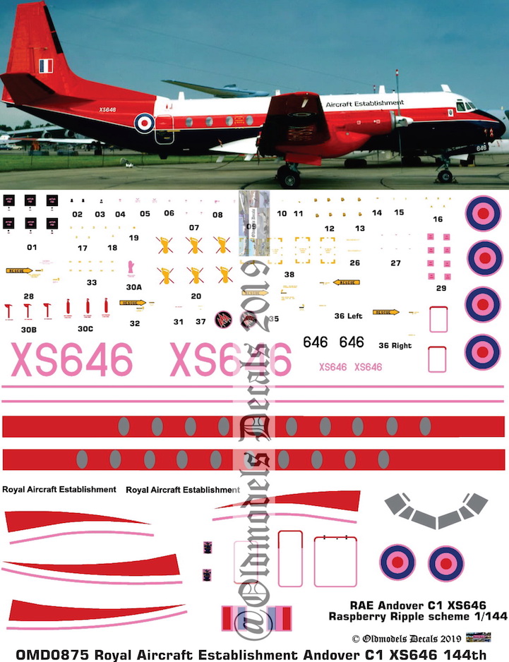 (image for) OMD0875 Avro Anson C1 Royal Aircraft Establishment