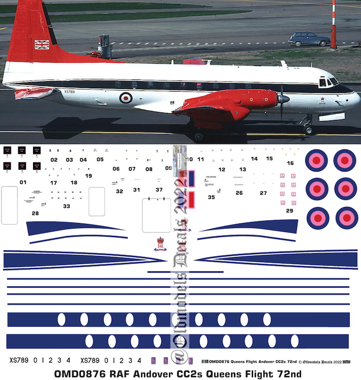 (image for) OMD0876 Avro Anson CC2 Royal Air Force