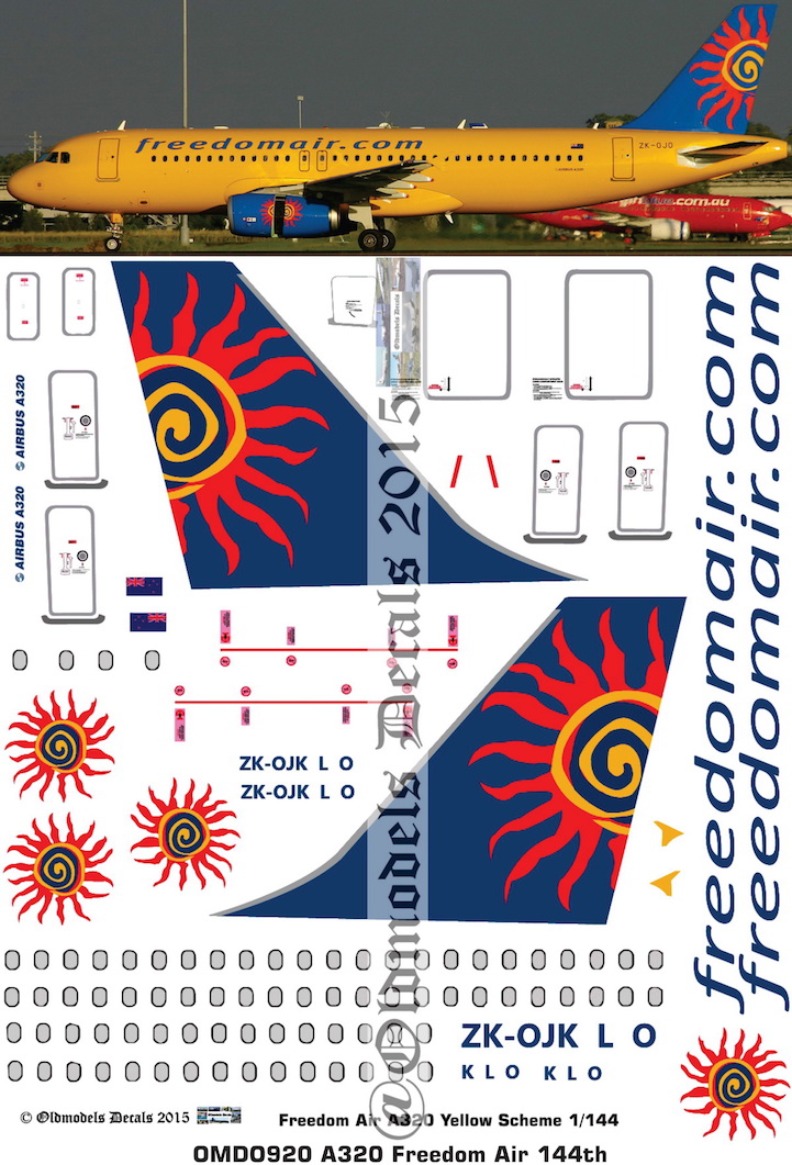 (image for) OMD0920 Airbus A320 Freedom Air
