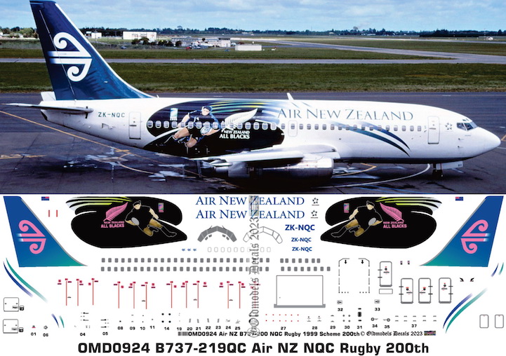 (image for) OMD0924 Boeing B737-219QC Air New Zealand