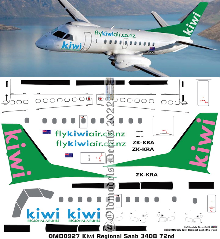(image for) OMD0927 Saab340A Kiwi Regional Airlines
