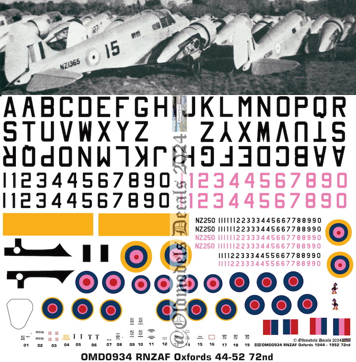(image for) OMD0934 Airspeed Oxford Royal New Zealand Air Force