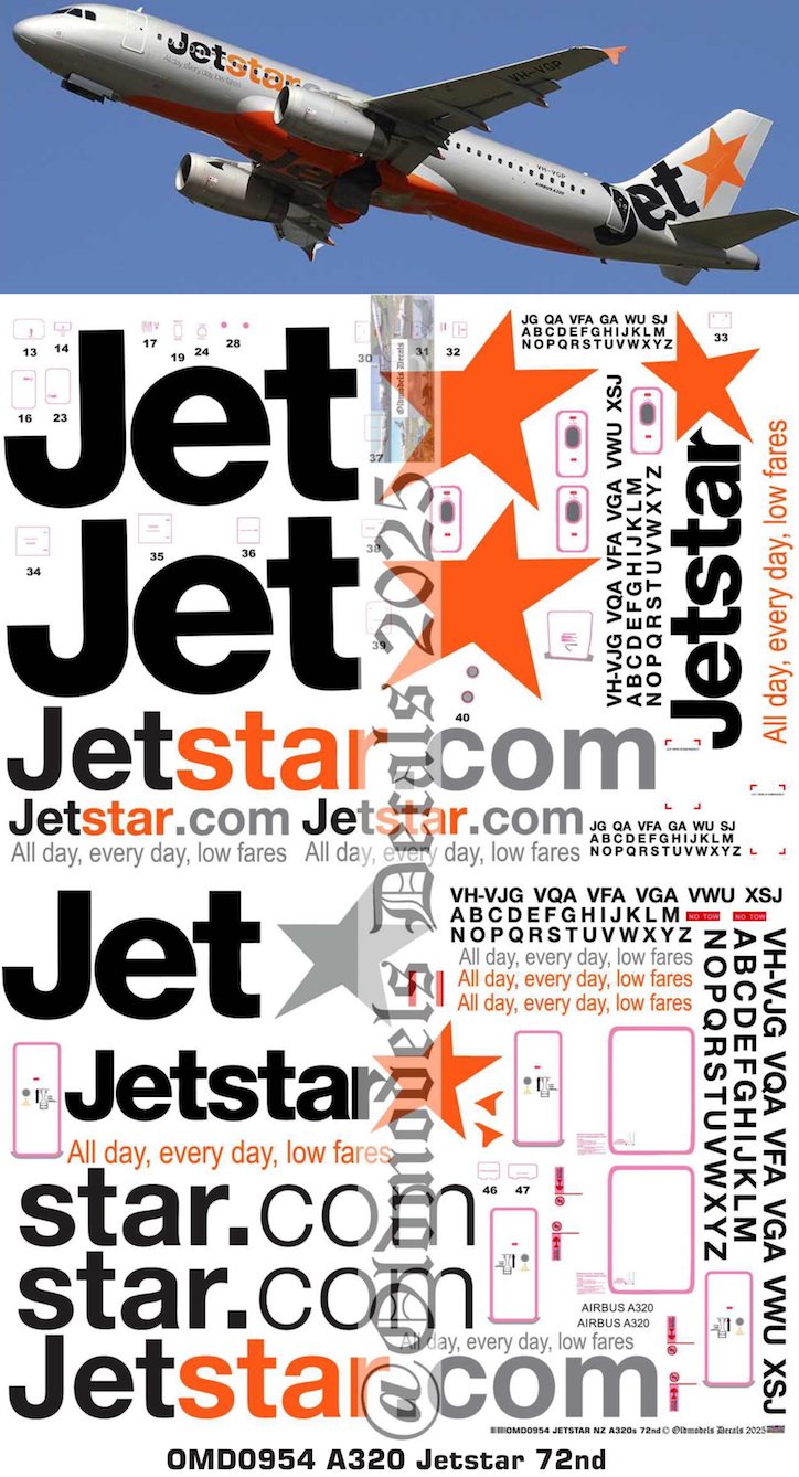 (image for) OMD0954 Boeing Airbus A320 Jetstar