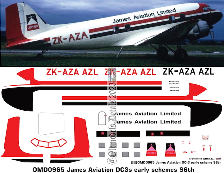 (image for) OMD0965 DC3 James Aviation Ltd