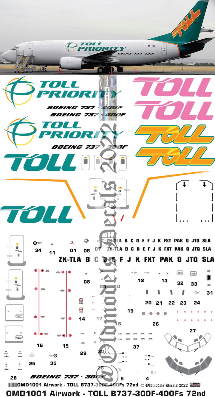 (image for) OMD1001 Boeing B737-300F/400F Airwork
