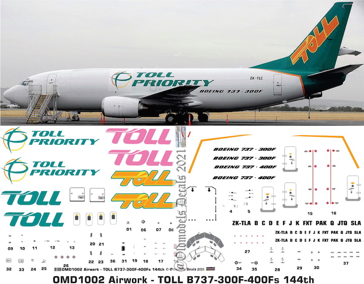 (image for) OMD1002 Boeing B737-300F/400F Airwork