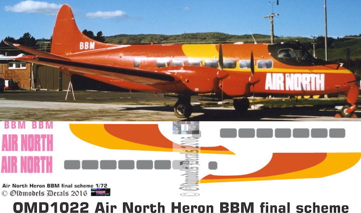 (image for) OMD1022 DH.144 Heron Air North