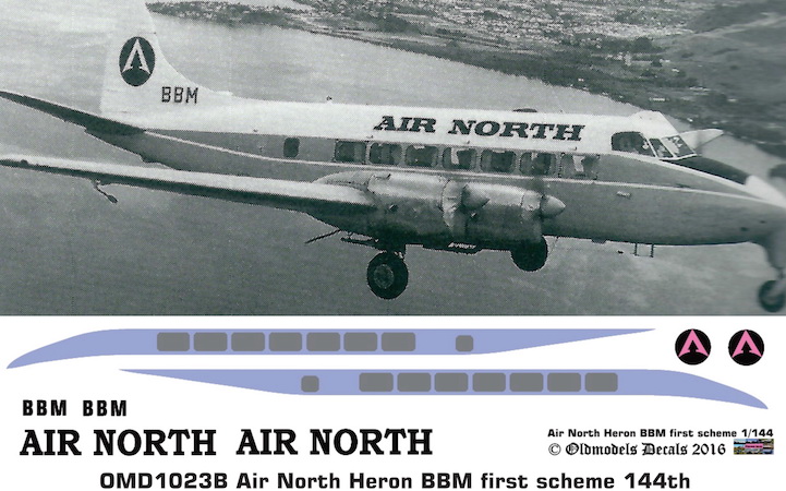 (image for) OMD1023B DH114 Heron Air North