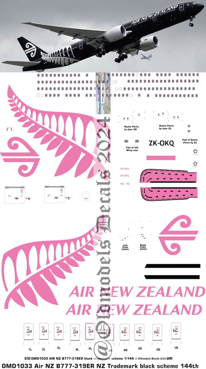 (image for) OMD1033 Boeing B777-319ER Air New Zealand
