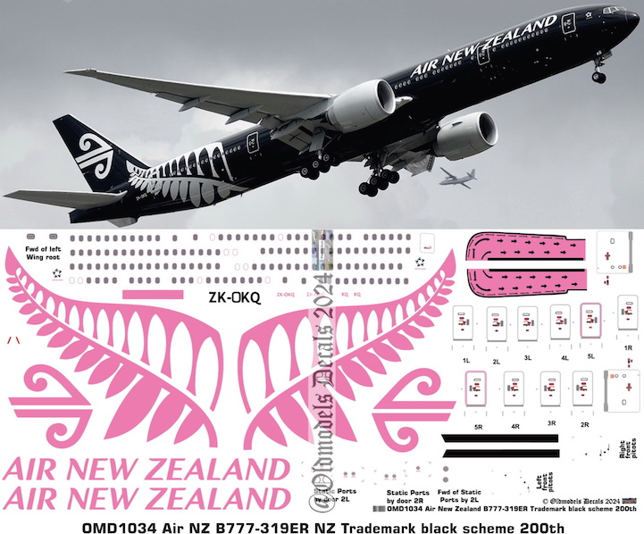 (image for) OMD1034 Boeing B777-319ER Air New Zealand