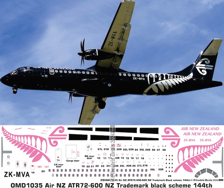 (image for) OMD1035 ATR72-600 Air New Zealand