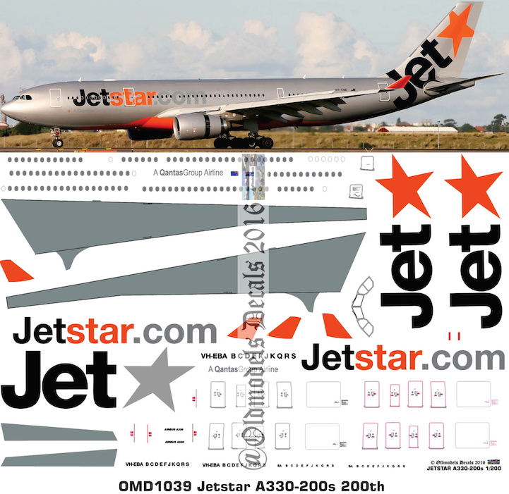 (image for) OMD1039 Airbus A330-200 Jetstar