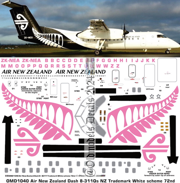 (image for) OMD1040 Dash8-Q311 Air New Zealand
