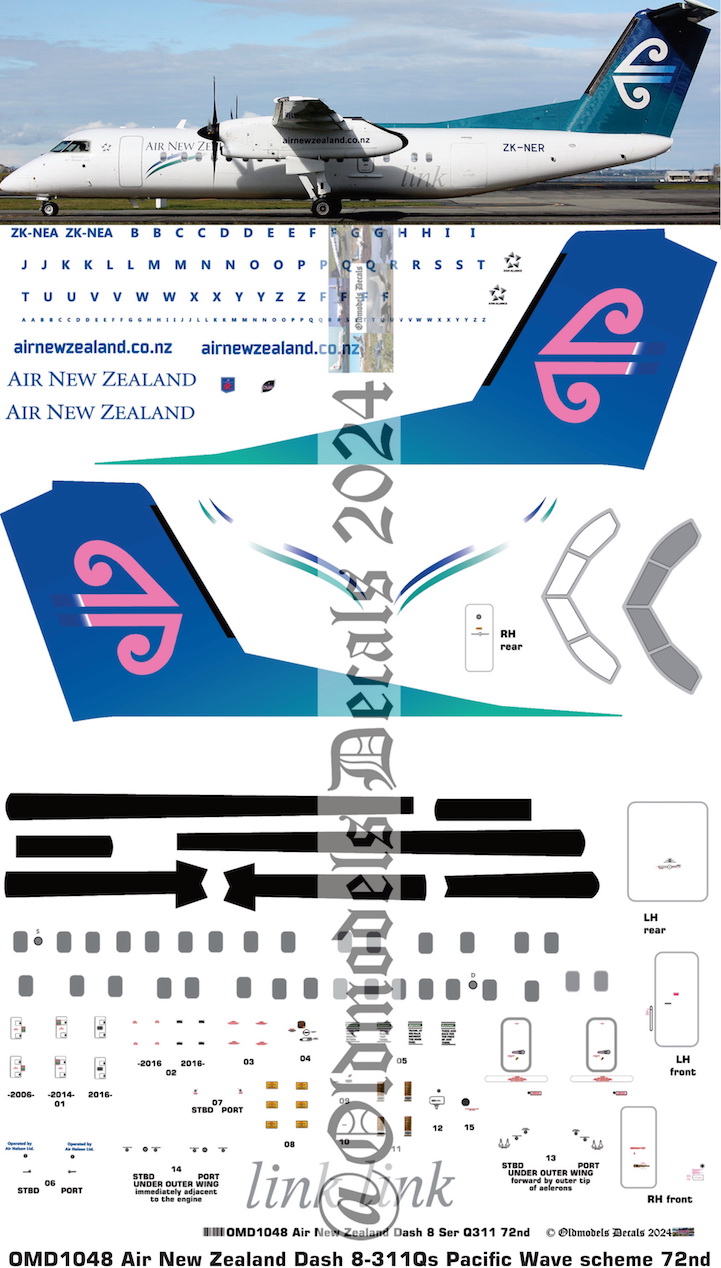 (image for) OMD1048 Dash8-Q311 Air New Zealand