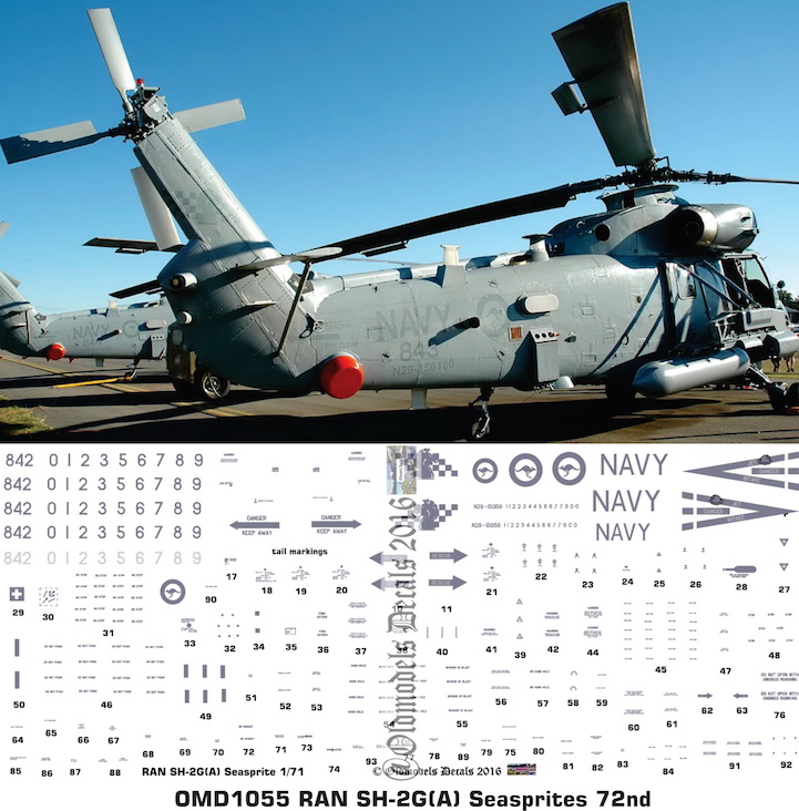 (image for) OMD1055 SH-2G(A) Seasprite Royal Australian Navy