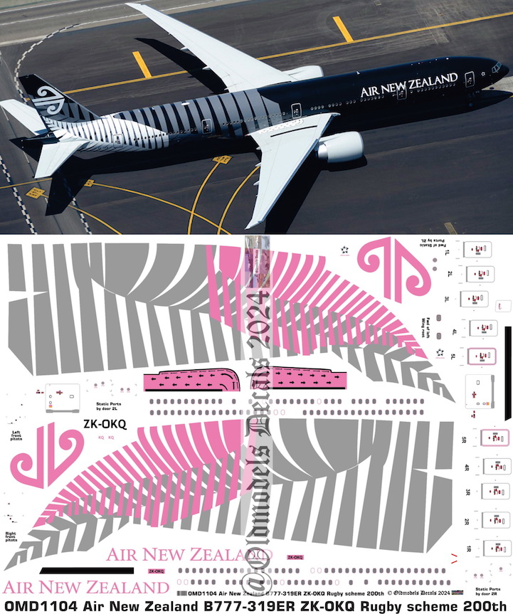 (image for) OMD1104 Boeing B777-319ER Air New Zealand