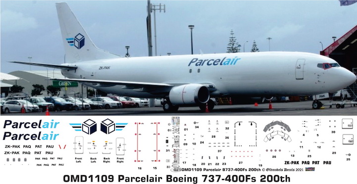 (image for) OMD1109 Boeing B737-400F Parcelair