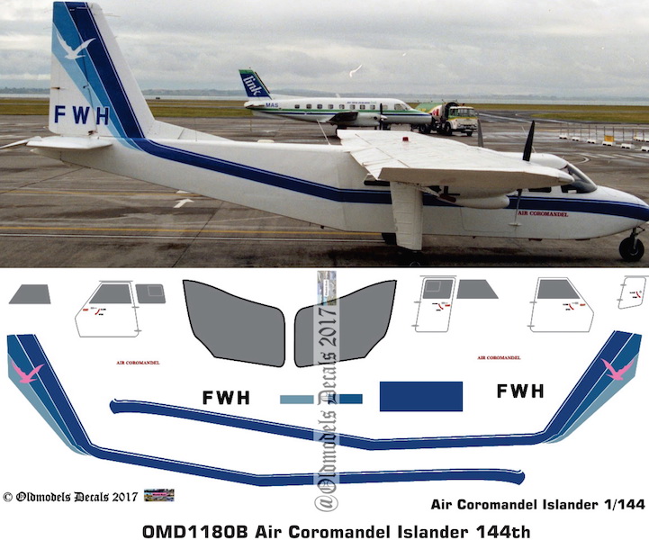 (image for) OMD1180B BN-2 Islander Air Coromandel