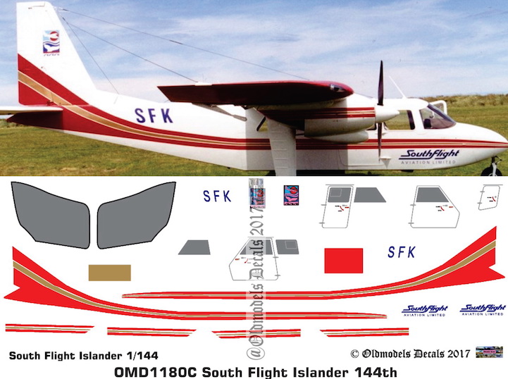 (image for) OMD1180C BN-2 Islander South Flight