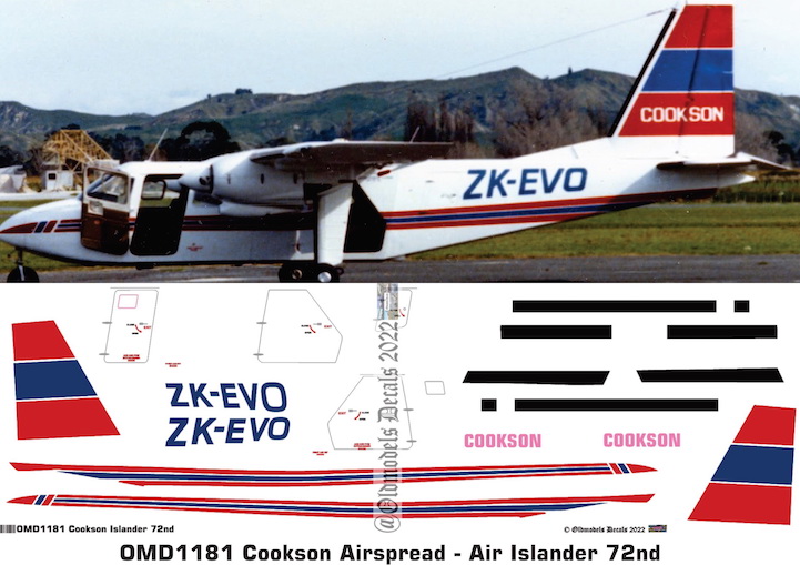 (image for) OMD1181 BN-2 Islander Cookson Airspread/Air