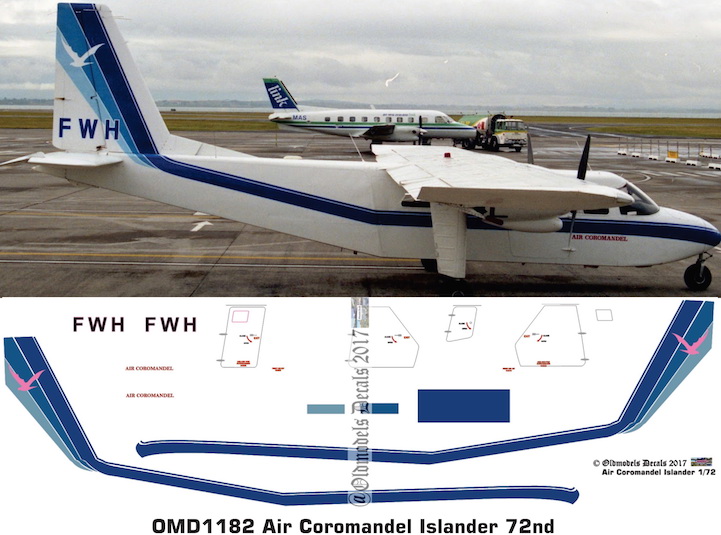 (image for) OMD1182 BN-2 Islander Air Coromandel
